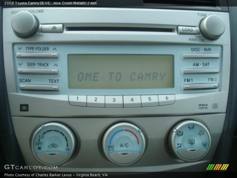 Aloe Green Metallic / Ash 2008 Toyota Camry SE V6