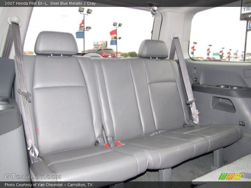 Steel Blue Metallic / Gray 2007 Honda Pilot EX-L