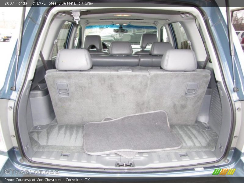 Steel Blue Metallic / Gray 2007 Honda Pilot EX-L