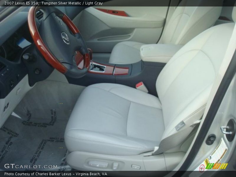 Tungsten Silver Metallic / Light Gray 2007 Lexus ES 350