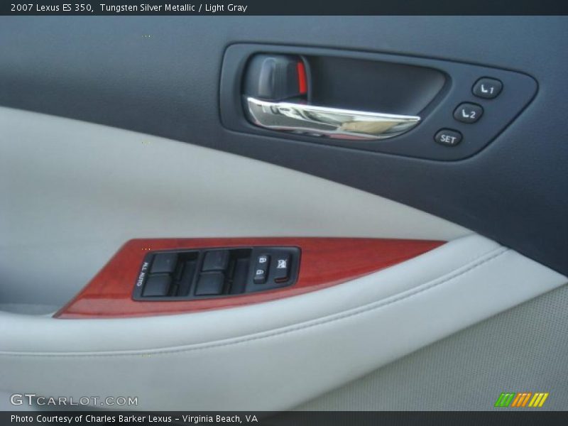 Tungsten Silver Metallic / Light Gray 2007 Lexus ES 350
