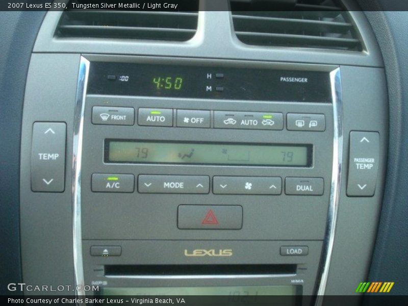 Tungsten Silver Metallic / Light Gray 2007 Lexus ES 350