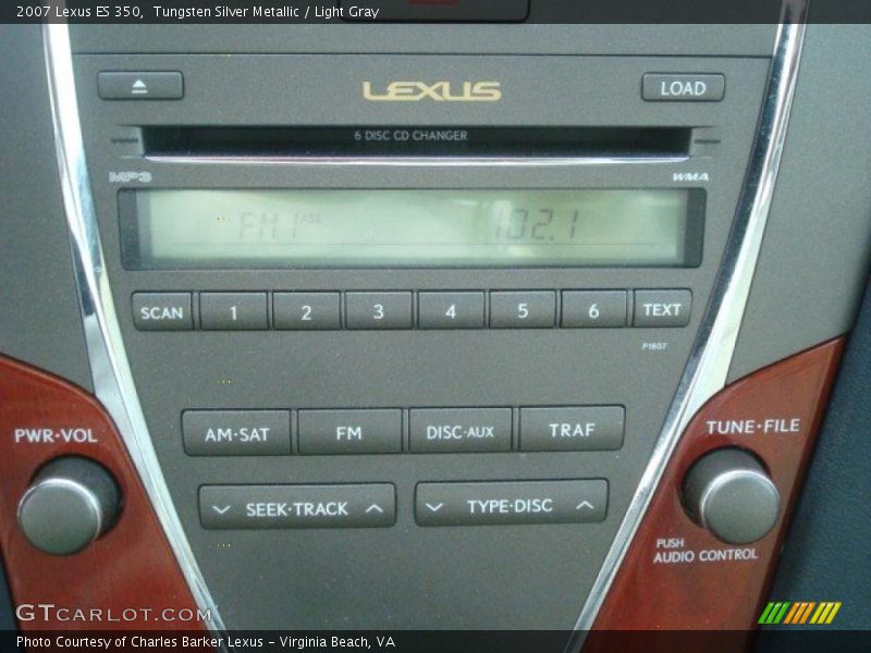 Tungsten Silver Metallic / Light Gray 2007 Lexus ES 350