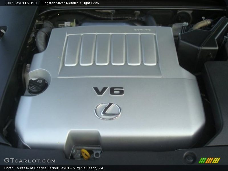Tungsten Silver Metallic / Light Gray 2007 Lexus ES 350