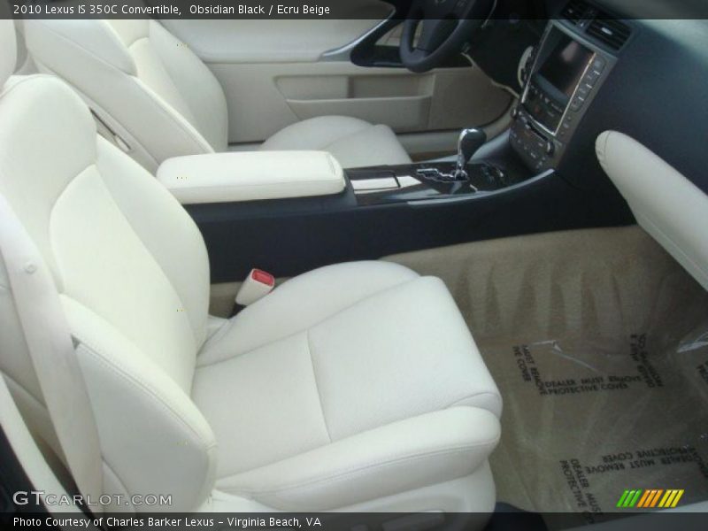  2010 IS 350C Convertible Ecru Beige Interior