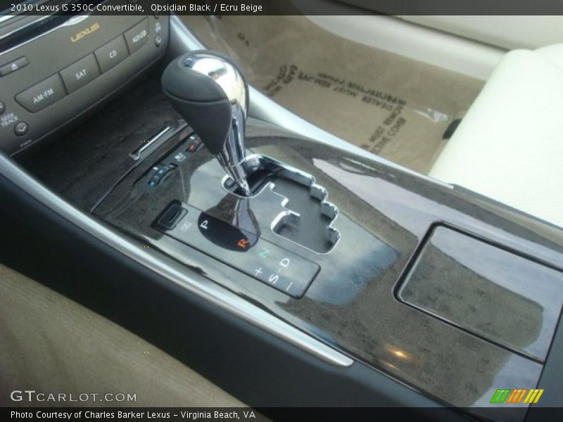  2010 IS 350C Convertible 6 Speed Paddle-Shift Automatic Shifter