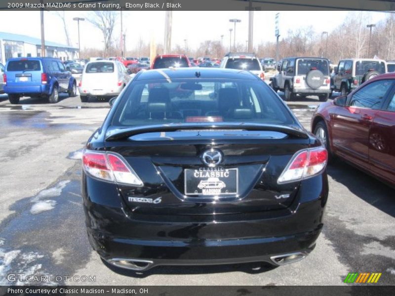 Ebony Black / Black 2009 Mazda MAZDA6 s Grand Touring
