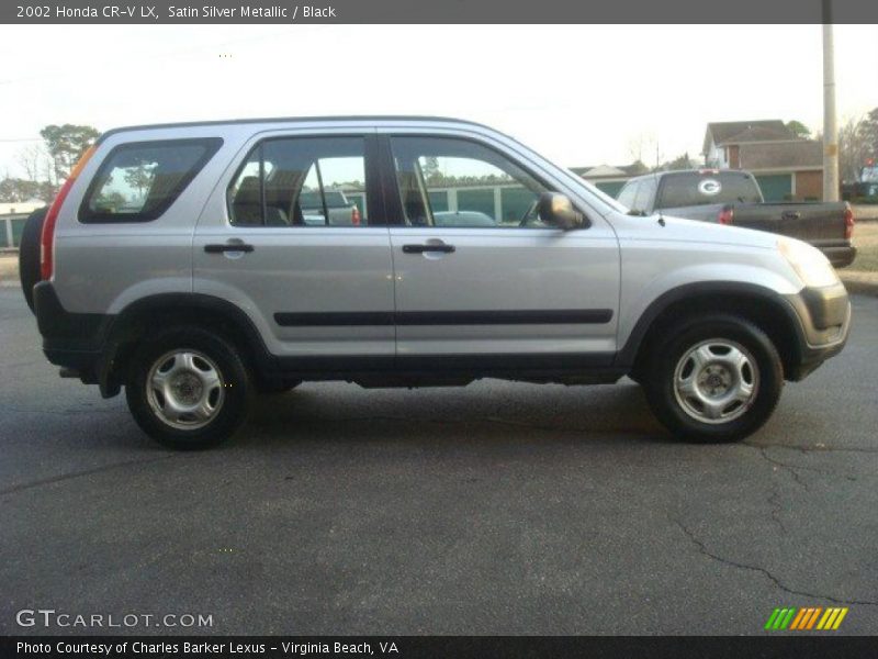 Satin Silver Metallic / Black 2002 Honda CR-V LX