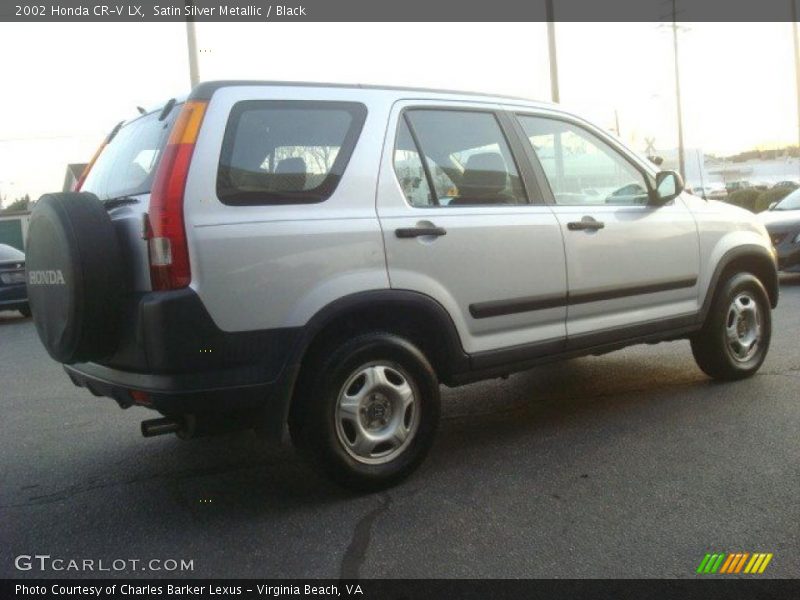 Satin Silver Metallic / Black 2002 Honda CR-V LX