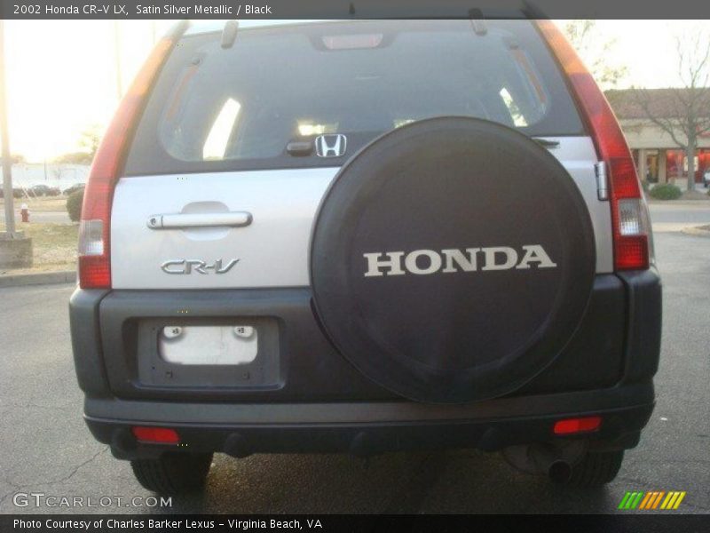 Satin Silver Metallic / Black 2002 Honda CR-V LX