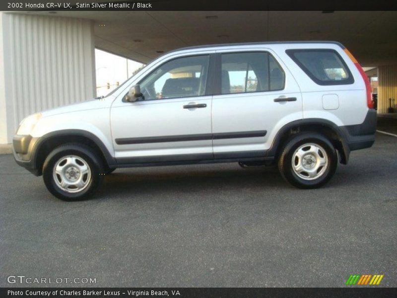 Satin Silver Metallic / Black 2002 Honda CR-V LX
