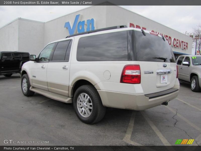 White Suede / Camel 2008 Ford Expedition EL Eddie Bauer