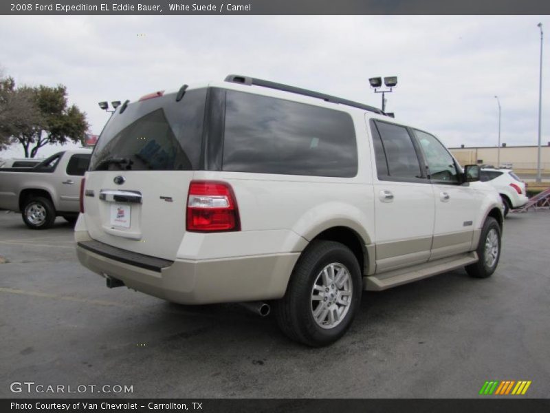 White Suede / Camel 2008 Ford Expedition EL Eddie Bauer