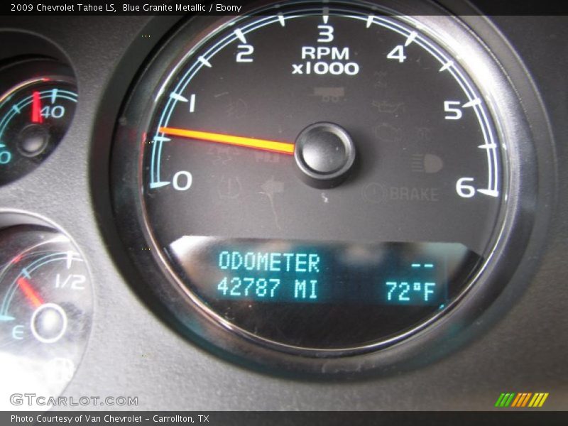 Blue Granite Metallic / Ebony 2009 Chevrolet Tahoe LS