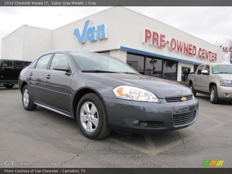 Cyber Gray Metallic / Gray 2010 Chevrolet Impala LT