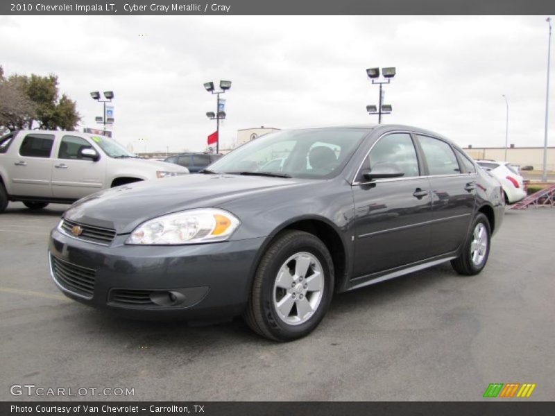 Cyber Gray Metallic / Gray 2010 Chevrolet Impala LT