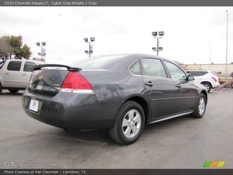Cyber Gray Metallic / Gray 2010 Chevrolet Impala LT