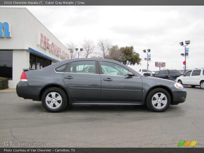 Cyber Gray Metallic / Gray 2010 Chevrolet Impala LT