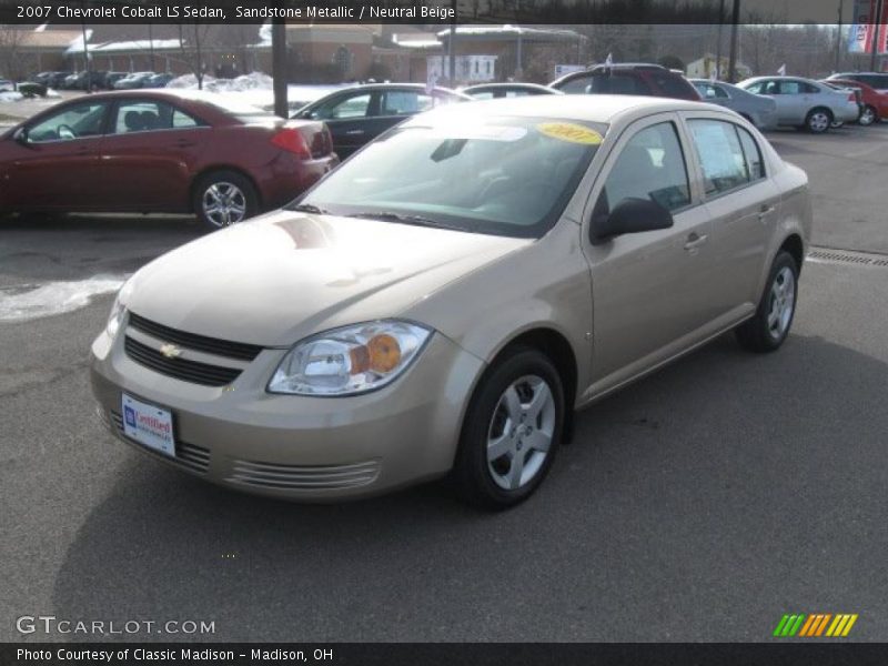 Sandstone Metallic / Neutral Beige 2007 Chevrolet Cobalt LS Sedan