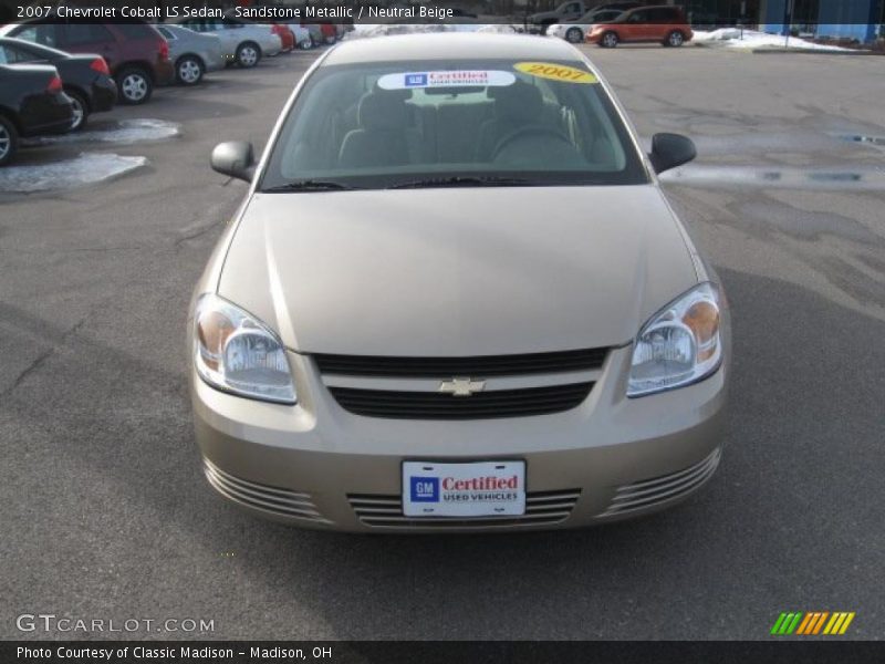 Sandstone Metallic / Neutral Beige 2007 Chevrolet Cobalt LS Sedan