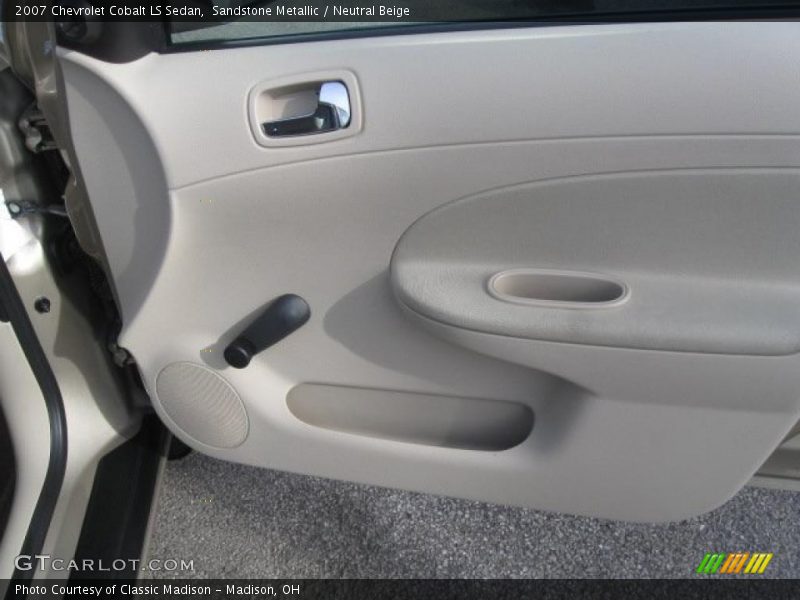 Sandstone Metallic / Neutral Beige 2007 Chevrolet Cobalt LS Sedan
