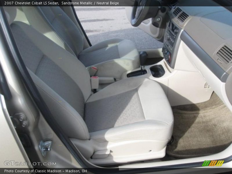 Sandstone Metallic / Neutral Beige 2007 Chevrolet Cobalt LS Sedan
