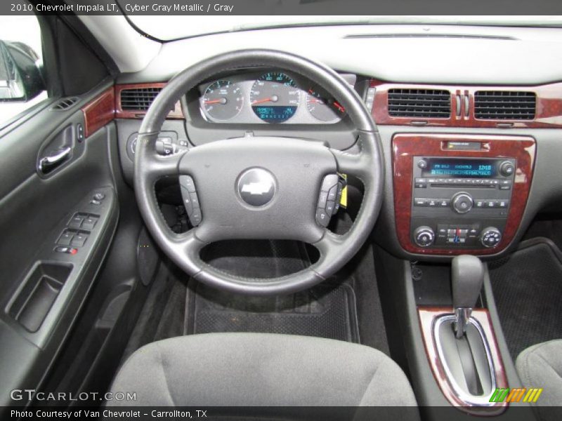 Cyber Gray Metallic / Gray 2010 Chevrolet Impala LT
