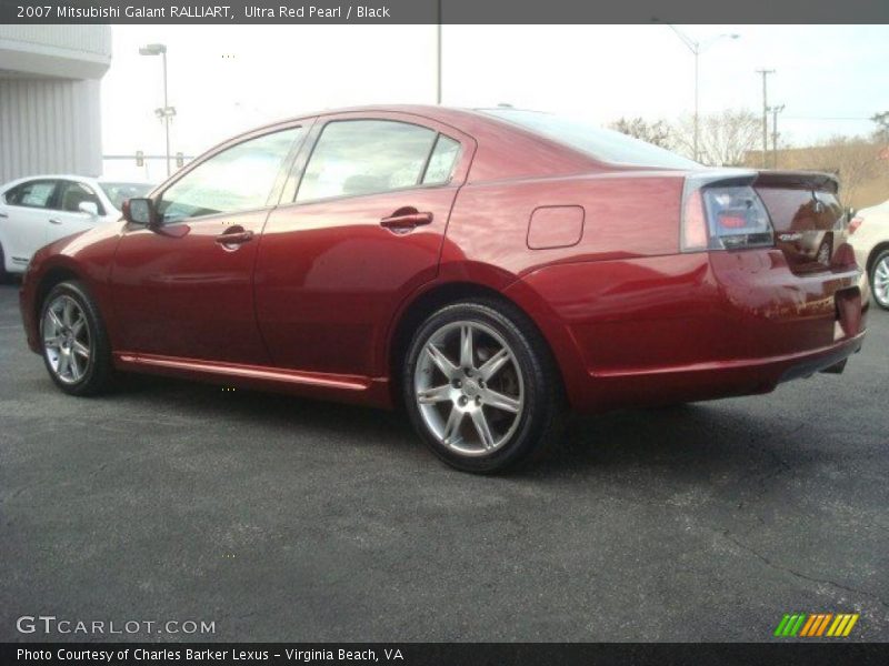 Ultra Red Pearl / Black 2007 Mitsubishi Galant RALLIART