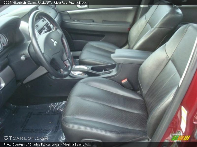  2007 Galant RALLIART Black Interior