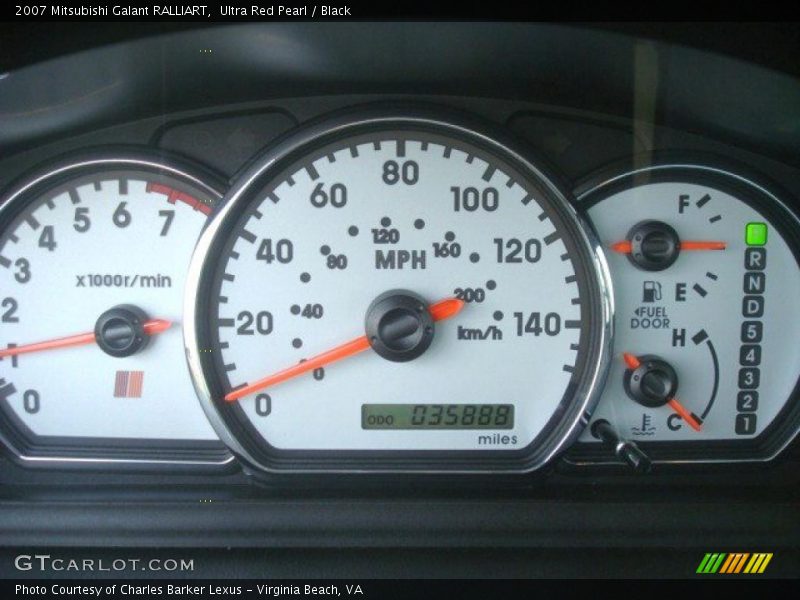  2007 Galant RALLIART RALLIART Gauges