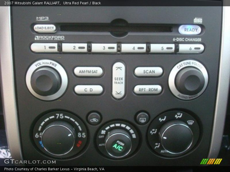 Controls of 2007 Galant RALLIART