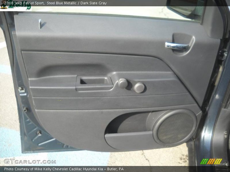 Steel Blue Metallic / Dark Slate Gray 2008 Jeep Patriot Sport