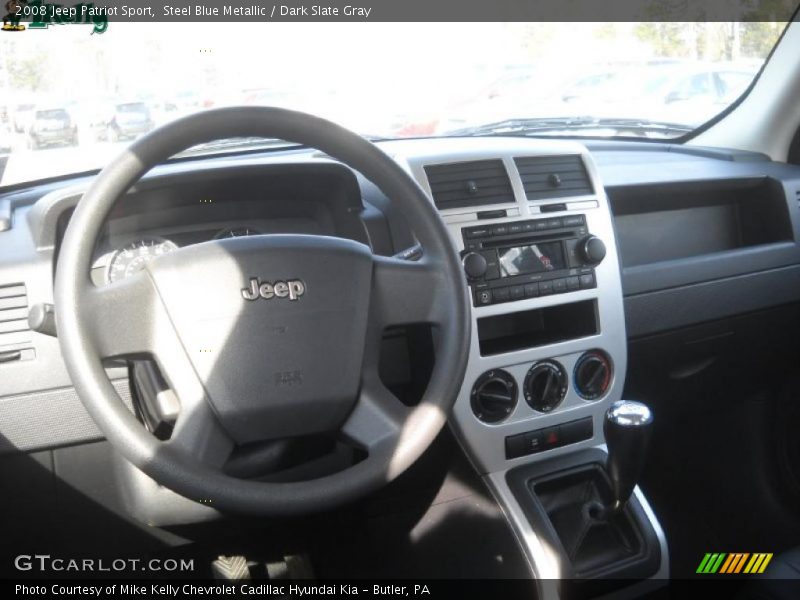Steel Blue Metallic / Dark Slate Gray 2008 Jeep Patriot Sport