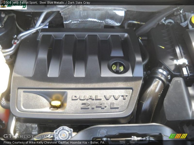 Steel Blue Metallic / Dark Slate Gray 2008 Jeep Patriot Sport