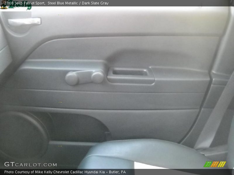 Steel Blue Metallic / Dark Slate Gray 2008 Jeep Patriot Sport