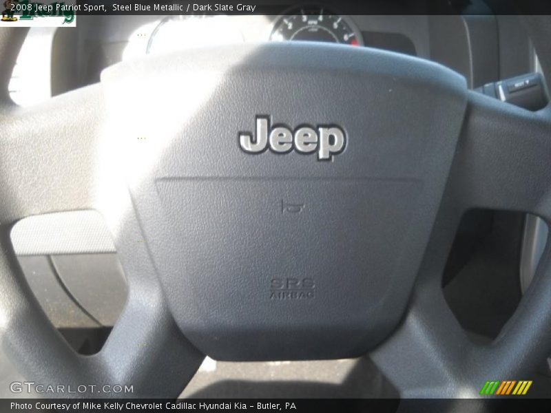 Steel Blue Metallic / Dark Slate Gray 2008 Jeep Patriot Sport