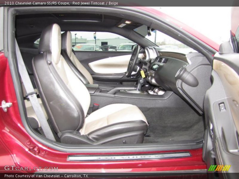 Red Jewel Tintcoat / Beige 2010 Chevrolet Camaro SS/RS Coupe