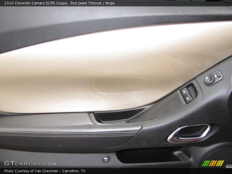 Red Jewel Tintcoat / Beige 2010 Chevrolet Camaro SS/RS Coupe