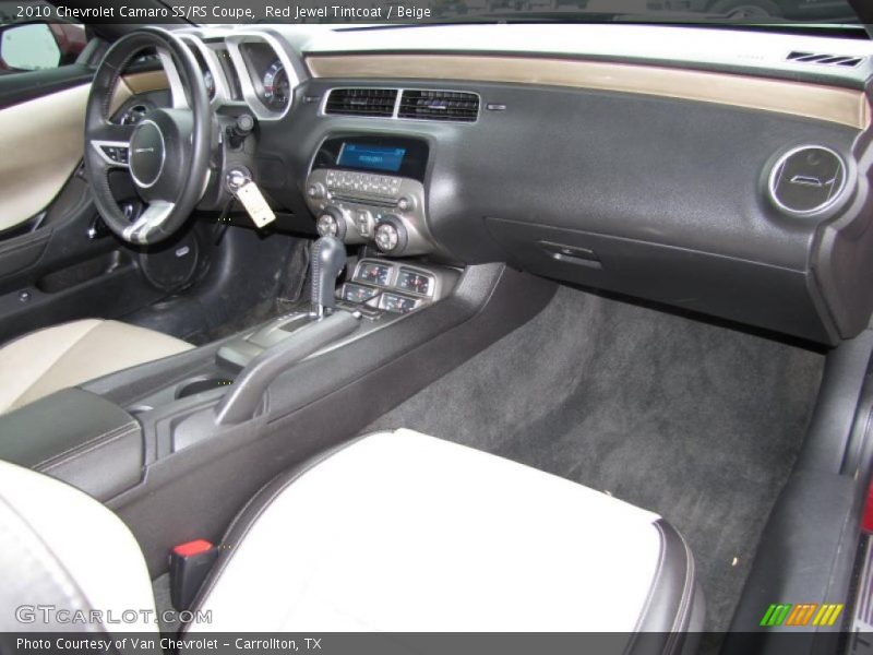 Red Jewel Tintcoat / Beige 2010 Chevrolet Camaro SS/RS Coupe