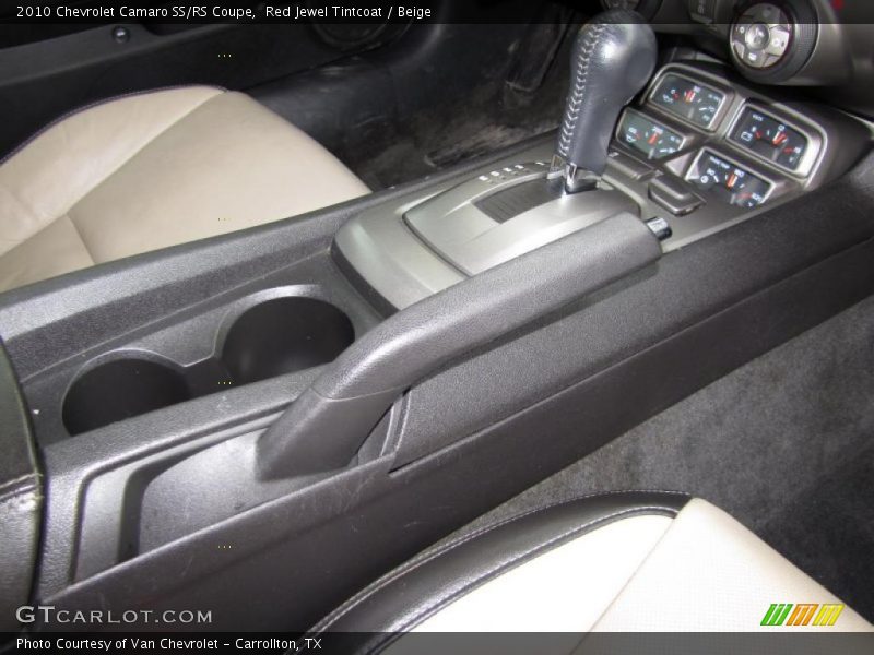 Red Jewel Tintcoat / Beige 2010 Chevrolet Camaro SS/RS Coupe
