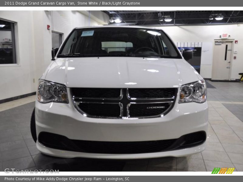 Stone White / Black/Light Graystone 2011 Dodge Grand Caravan Cargo Van
