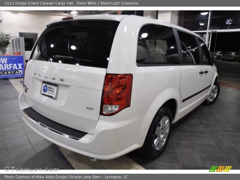 Stone White / Black/Light Graystone 2011 Dodge Grand Caravan Cargo Van