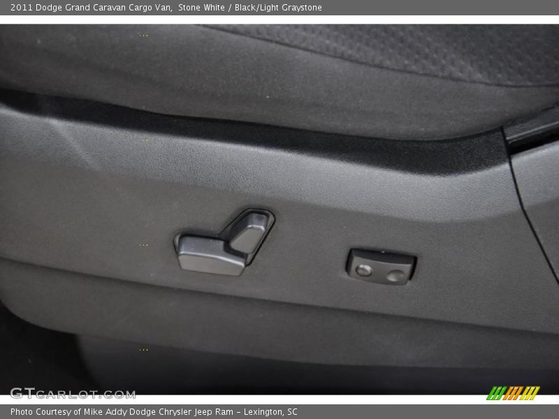 Stone White / Black/Light Graystone 2011 Dodge Grand Caravan Cargo Van