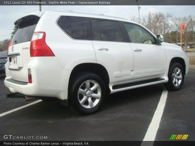 Starfire White Pearl / Sepia/Auburn Bubinga 2011 Lexus GX 460 Premium