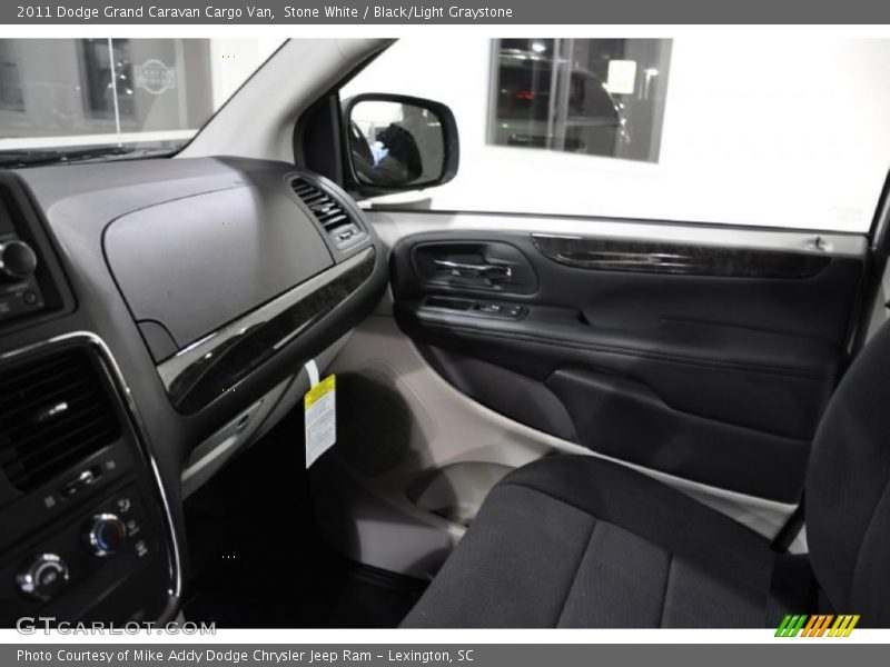 Stone White / Black/Light Graystone 2011 Dodge Grand Caravan Cargo Van