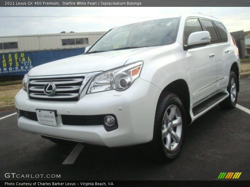 Starfire White Pearl / Sepia/Auburn Bubinga 2011 Lexus GX 460 Premium