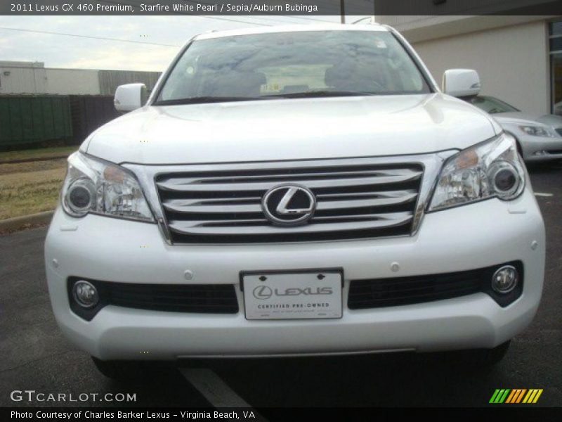 Starfire White Pearl / Sepia/Auburn Bubinga 2011 Lexus GX 460 Premium