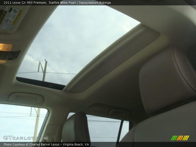 Sunroof of 2011 GX 460 Premium