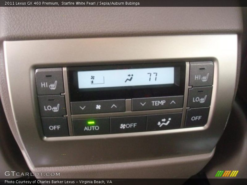 Starfire White Pearl / Sepia/Auburn Bubinga 2011 Lexus GX 460 Premium