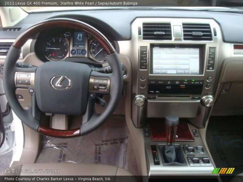 Starfire White Pearl / Sepia/Auburn Bubinga 2011 Lexus GX 460 Premium